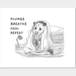 Plunge, Breathe, Heal, Repeat Posters and Art